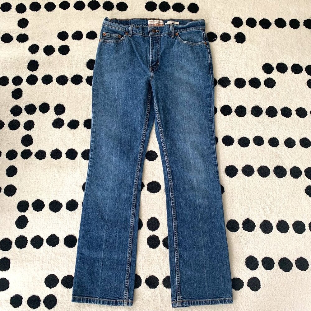 Vintage Y2K Old Navy Bootcut Jeans Just Below the Waist Stretch Denim
